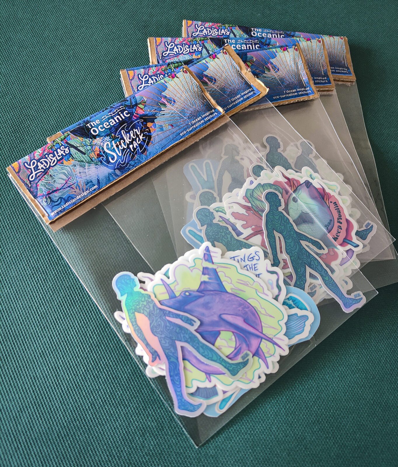 Oceanic Sticker Pack Ladislas