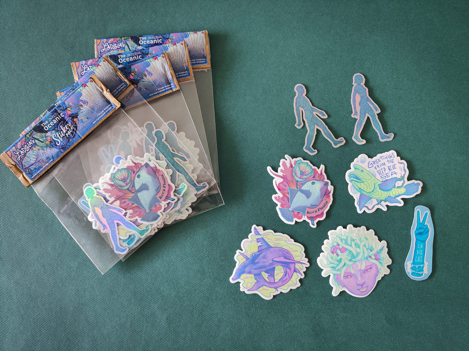 Oceanic Sticker Pack Ladislas