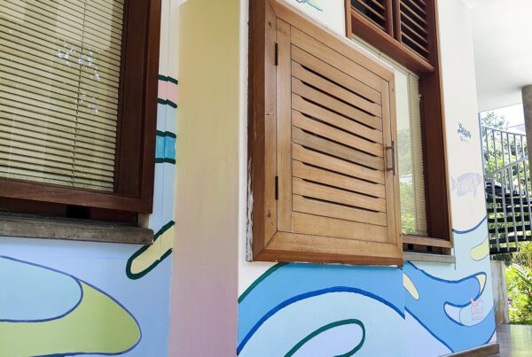 Mural Alliance Française des Seychelles - Ladislas detail