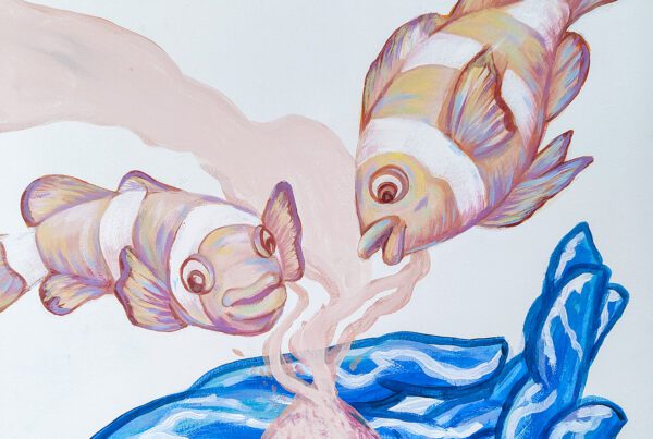 Mural Alliance Française des Seychelles - Ladislas detail