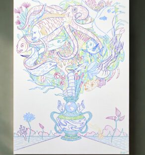 Oceanic Vase For The Blue Planet - UN World Ocean Day 26