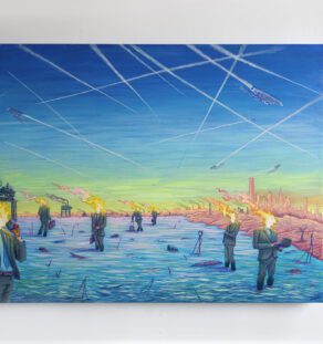 Petrolvisions - 116X90cm - acrylic on canvas - 2026 original painting by Ladislas